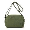Bolsa Leve para Celular para Mulheres Transversal 2025 Nova Tendência Versátil Bolso Multi-Abas Calça Bolsa Horizontal de Tecido Ombro Único Bolsa Feminina Pequena Multicamadas