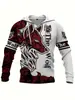 Comércio exterior transfronteiriço, tops masculinos da moda outono e inverno mais vendidos, moletom com capuz e zíper de manga comprida com estampa digital estilo high street americano
