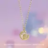 Collar Original Qianjia Plata Pura S999 Estrella y Luna Caballo Lindo Pendientes Caballo del Zodiaco Pulsera Estilo Chino Dropshipping