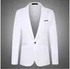 Casual masculino estilo coreano slim fit single-breasted one-button juventude primavera e outono jaqueta terno pequeno