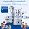 Máquina de fechamento de rosca de cabeça única totalmente automática para garrafas de tempero, máquina de fechamento de rosca à prova de umidade para garrafas de plástico e garrafas de vidro