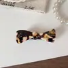 Nuevo Pasador de Acetato con Lazo Estilo Coreano, Pinza de Resorte, Pinza Lateral Vintage de Alta Gama para Mujer, Pinza para Flequillo, Exquisito Accesorio para el Cabello
