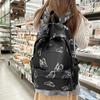 Mochila Mariposa de Diseño Nicho Japonés para Mujer, Versátil, para Estudiante Universitario, Clase, Mochila de Ocio para Viajes, Bolsa para Computadora