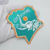 Ropa Deportiva de Fútbol Personalizada de Fábrica Transferencia Térmica de Silicona Etiqueta de Impresión de Placa Gruesa de Silicona Etiqueta de Silicona Impresión Estéreo Etiqueta Caliente