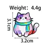 Insignia con Forma de Huevo para Mascotas Transfronteriza Broche de Animal Lindo Accesorios Dibujos Animados Cerdo Pequeño Leopardo Rosa Broche de Animal