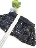 Adorno de Flecos de Lentejuelas, Cinta de Encaje con Flecos de Lentejuelas Brillantes, Fleco para Coser para Vestido, Disfraz, Atuendo de Escenario, Decoración de Ropa DIY