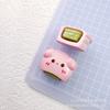Juguete de Comida de Simulación Sándwich Pastel Gato Accesorios de Resina Pegamento de Crema Estuche para Teléfono Celular DIY Agujero para Pasador Hebilla de Zapato
