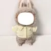 La primera y segunda generación de colgantes Labubu ropa camisa a rayas pantalones bolsa traje tela ropa de bebé reemplazo