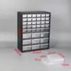 Ornamento de Mesa Gaveta-tipo Caixa de Armazenamento Peças de Parafuso Material Caixa de Ferramentas Montável na Parede Caixa de Componentes Eletrônicos Armário de Acessórios