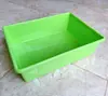 Caja de Coloración para el Cabello Tortuga Negro Blanco Caja de Plástico Vista Trasera Juguete Guppy Almacenamiento Cesta para Medicinas Caja Organizadora Caja de Herramientas