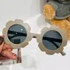 Gafas de sol infantiles con flores multicolores, gafas de sol infantiles con lunares opcionales, venta al por mayor, lindas gafas de girasol, suministro directo de fábrica