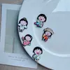 Accesorios de imán para refrigerador estilo japonés Maruko-chan, famosos en internet, venta directa del fabricante, pasadores para el cabello de pegamento de crema DIY, llaveros y materiales para mensajes