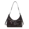 Bolsa de Ombro de Alta Qualidade com Textura, Grande Capacidade, Novo Estilo 2026, Simples, Fashion, Tendência, Super Popular, Casual, Bolsa Transversal