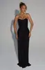 Vestido Ajustado sin Tirantes Estilo Nuevo Europeo y Americano en Stock, Vestido Elegante con Cremallera Ajustada, Ropa Sexy para Mujer, Vestido Bodycon Transfronterizo