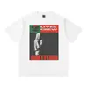2025 verão nova marca de moda americana amantes masculinos e femininos plus size solto pulôver manga curta camiseta adolescente