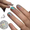 Arte de Uñas Láser Mariposa Lentejuela Decoración de Uñas Popular Parche de Uñas Fantasía Plata Mariposa Pequeña Arte de Uñas Especial
