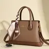 Bolsos Regala Bufanda de Seda Bolso de Mano para Mujer 2025 Bolso de Hombro Multicompartimento Bolso para Mujer Gran Capacidad Bolso Cruzado de Color Contrastante