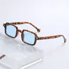 Novos Óculos de Sol Quadrados Pequenos com Armação Retro Simples, Stud de Arroz, Estilo Europeu e Americano, Passarela, Luxo Leve, Mesma Roupa de Influenciador, Tendência