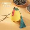 Festival do Barco-Dragão DIY Pingente de Sachê de Caqui Feito à Mão, Kit de Material para Sachê, Ornamento Pendurado de Sachê de Artemísia Acabado Venda por Atacado