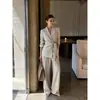 Traje Casual Versátil de Dos Piezas para Mujer con Pantalones de Pierna Ancha, Estilo Nuevo Otoño 2026 para Venta al por Mayor y Distribución