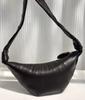 Bolso Croissant de Piel de Oveja Bolso Cruzado de Alta Calidad Bolso de Pecho para Mujer Bolso de Cintura Bolso Dumpling Casual de Nicho Bolso de Hombro Único 2025