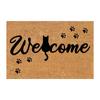 Alfombra con temática de letras americanas transfronterizas, antideslizante, absorbente de agua, para baño y cocina