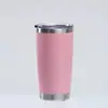 Comercio Exterior Amazon Taza de Coche de Doble Capa de 20 oz Acero Inoxidable 304 Aislamiento Térmico y Conservación del Frío Portátil Montado en Coche Taza de Cerveza al Vacío