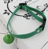 Collar colorido para mascotas de 23 colores, con cascabel, de terciopelo coreano, para perro, gato, accesorios de decoración para el cuello