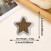 Directo del fabricante: Parches bordados de pentagrama coloridos mini con adhesivo termofusible para ropa, sombreros, bolsos y parches decorativos