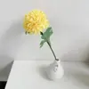 Flor Artificial Dente-de-Leão de Cabeça Única Crisântemo Flor Falsa Ornamentos de Sala de Estar Arranjo de Flores Decoração de Casamento Mesa de Pingue-Pongue Buquê de Crisântemo Transfronteiriço