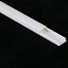 Ranura para cable invisible cuadrada de PVC de montaje abierto plástico blanco decoración del hogar 20 tablero de ranura para cable de PVC al por mayor