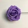 Venta al por mayor del fabricante Cabezas de Flores de Rosa Artificiales de 8 cm con Tallos, Soportes de Flores de Papel, Cabezas de Flores de Espuma, Accesorios de Flores para Cajas de Dulces de Boda