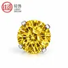 Brinco Stud de Titânio F136 Corte Fogos de Artifício Brilhante Fundo de Tigela Quatro Garras Zircônia Stud para Osso da Orelha Stud para Lábio Stud para Orelha Joia para Piercing