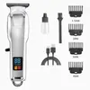 Set de Cortapelos Eléctrico Transfronterizo con Recortadora de Cabello Recargable y Máquina Cortapelos Combo