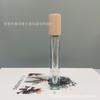 Frasco de amostra de perfume dividido spot screw 10ml cilíndrico frasco spray quadrado tampa de faia 15ml floresta de nogueira frasco vazio