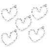 Accesorios de Joyería de Aleación DIY Estilo Mixto Forma de Corazón Pulsera Collar Llavero Colgante Joyería Hecha a Mano