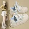 2026 Nuevos Zapatos Blancos para Niños Estilo Coreano para Niñas Bloques de Color Cuadros Zapatos de Tabla Transpirables Versátiles Casuales Zapatos Deportivos para Niñas