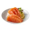 Salmón del Atlántico Fresco Cortado para Sashimi de la Sección Media, Importado de Noruega, sin Espina Dorsal