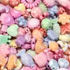Cuentas Lavadas de Dibujos Animados Frescas y Dulces, Cuentas Sueltas, Accesorios para Joyería DIY de Animales y Plantas, Cuentas Sueltas para Collar