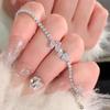 Pulsera de amor de circón super flash estilo ins coreano diseño nicho de alta gama exquisita pulsera de diamantes completa joyería al por mayor