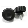 Fabricante de origen Ventas calientes M8 Cabeza de plástico de flor de ciruelo Mango de tornillo manual Perno de cabeza de plástico de acero inoxidable 304