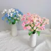 Ramos de Nomeolvides Coloridos Hechos a Mano con Ganchillo, Ramas de Flores Artificiales Tejidas de Lana, Decoración para el Hogar, Estilo Fresco, Regalos al por Mayor