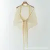 Novo lenço triangular de renda para proteção solar no verão, moderno e versátil, elegante xale de senhora com franjas, vestido capa
