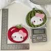 Lindas y Divertidas Calcomanías para Flequillo Kt con Temática de Frutas, Calcomanías Suaves y Adorables de Chicas de Pan de Sushi de Dibujos Animados, Herramienta de Organización
