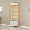 Vitrina cosmética mostrador estante de exhibición de productos para salón de belleza estante de almacenamiento para transmisión en vivo de celebridades de internet estante para salón de uñas peluquería