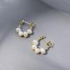 Aretes de Perlas Barrocas 2025 Nuevos Aretes de Diseño Nicho Aretes de Temperamento Retro Venta al por Mayor de Alta Calidad