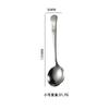 Colher criativa de aço inoxidável 304 colher para bebê de jardim de infância colher para crianças desenho animado sobremesa colher de celebridade da internet alto valor de cor