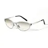 Gafas de Sol Metálicas Estilo Callejero de Chica Caliente con un Look Elegante, Gafas de Sol Retro Americanas para Mujer, Gafas con Protección Solar Anti-UV