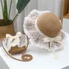 Sombrero de paja para niños, sombrero de verano para niñas, sombrero de princesa, sombrero de playa con protección solar, sombrero de sol para bebé, sombrero de pescador transpirable