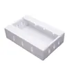 Caja de plástico de tablero hueco de ventilación transpirable perforado, tablero hueco de plástico PP, caja de rotación para transporte de frutas y verduras